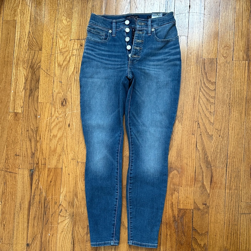 NWT Women's Lucky Brand High-Waisted Skinny Bridgette Jean NWT Size 4/27A